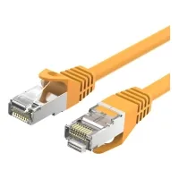 Patch cord 0.3m, RJ-45 cat 6a S/FTP yellow Vention (VPC6SSTP-Y030)