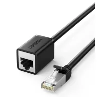 Патч-корд 1м, F/UTP cat 6 RJ-45 extension black Ugreen (U_11279)