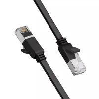 Patch cord 3m, U/UTP cat 6 RJ-45 COPPER black Ugreen (U_50186)