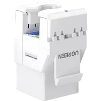 Module Keystone RJ45 UTP cat.6 NW186 Unshielded Module 180° White Ugreen (30844)