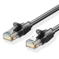 Patch cord 25m, UTP cat 6 RJ-45 black Vention (IBEBS)