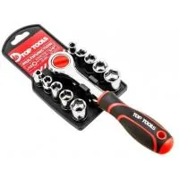 Top Tools socket wrench set 1/4" 12 pcs. (38D147)