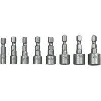 Topex socket set 1/4", 8 pcs (39D387)