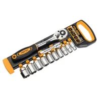 Set of 3/8" end sockets 12 pieces "PROFESSIONAL" Tolsen (15151)
