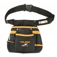 Tool bag Tolsen "PROFESSIONAL" belt bag 11 pockets, holders for hammer, tape measure (80120)