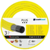 Hose for watering Cellfast PLUS, 1/2', 25m, 3 layers, up to 25 Bar, -20...+60°C (10-200_CELLFAST)