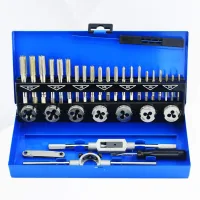 Set of taps and dies Werk taps and dies 32 units. (2 clamps, thread gauge, screwdriver) (122733)
