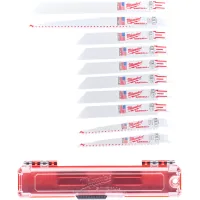Milwaukee canvas set for saber saw SAWZALL THIN KERF 10 pcs (49222211)