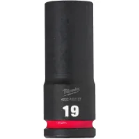 Milwaukee ShW 1/2" 19 mm socket, long (4932480337)