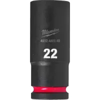 Milwaukee ShW socket head 1/2" 22 mm, long (4932480340)