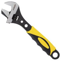 Sigma spanner with adjustable jaw 200mm, 0-30mm CrV (TPR) (4100921)