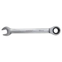 Sigma angled socket wrench with ratchet 15mm CrV satin (6022151)
