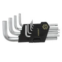 Key Sigma set of hexagons 9pcs 1.5-10mm CrV, short (4022011)