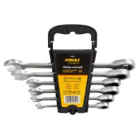 Sigma angled ratchet wrench 6pcs (8,10,12,13,17,19mm) CrV satin (6010511)