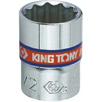 Socket head KING TONY 1/4" 7/32" 12PT CHROME (233007S)