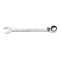 KING TONY combination wrench 17 mm with ratchet (373217M)