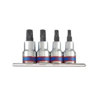 Set of end heads KING TONY Spline 1/2" M6; M8; M10; M12 (4126PR)