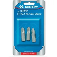 Bit set KING TONY 1/4" 3 pcs. (1025P SERIES) (1003PQ)