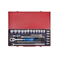 KING TONY 1/2" 24 Piece Hex Bit Set (4526MR03)