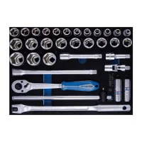 Set of tools KING TONY 1/2" 33 pcs. (9-4333MRV04)