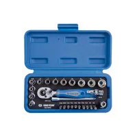Set of tools KING TONY 1/4" 27 pcs. (2027MRE)