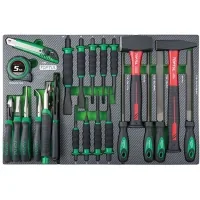 A set of Toptul locksmith and carpentry tools in a box of 23 pieces. (GED2332)