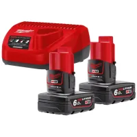 Set battery + charger Milwaukee M12 NRG-602 2x6Ah (4933451903)