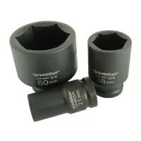 Butt head Dalek impact long 3/4" 46mm L80mm (Г34ДК46)