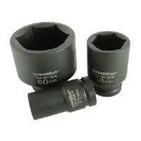 Butt head Long-distance hammer impact 6-sided 3/4" 24mm L80mm (Г34ДК24)