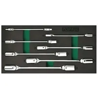 Toptul hinged key 6-19mm 7 pcs. (In lodgings, type A) (GVA0711)