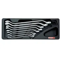 Toptul socket wrench 6-22mm (angle 45 °) 8 pcs. in lodging (GAAT0806)