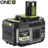 Ryobi ONE+ RB1880T High Energy Lithium+ power tool battery, 18V, 8Ah, 1.3kg (5133006264)