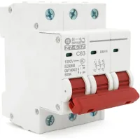 Circuit breaker ZUOYI Z7-63Z 3P C63 DC750V