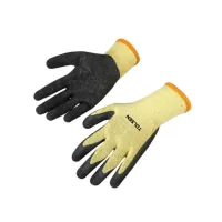 Tolsen protective gloves covered with foamed latex yellow L (9) (45311)