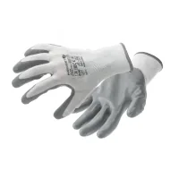 Protective gloves Hoegert GLAN HT5K754-11 with nitrile coating light gray, 11 (HT5K754-11)
