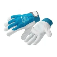 Protective gloves Hoegert ROTT HT5K733-11 leather blue, 11 (HT5K733-11)