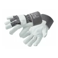 Protective gloves Hoegert SALZACH HT5K732-10 leather graphite, 10 (HT5K732-10)