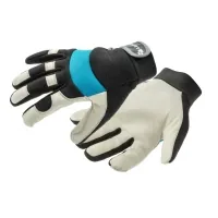 Protective gloves Hoegert STOR HT5K730-11 leather black, 11 (HT5K730-11)