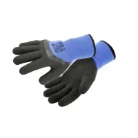 Protective gloves Hoegert ZICHER HT5K768-9 insulated with foamed latex dark blue, 9 (HT5K768-9)