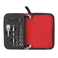 Milwaukee Tool Set with Ratchet and Hardware 1/4", 4 - 14 mm + Impact Bits 39 pcs. (4932492672)