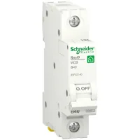 Automatic circuit breaker Schneider Electric RESI9 6kA 1P 40A (R9F02140)