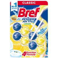 Toilet block Bref Strength Active Lemon 2 x 50 g (9000100656832)