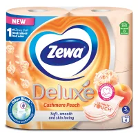 Toilet paper Zewa Deluxe Peach 3 layers 4 rolls (9011111035769)