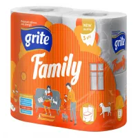 Toilet paper Grite Family 3 layers 4 rolls (4770023482119)
