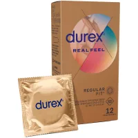 Durex Real Feel condoms from synthetic latex (latex-free) 12 pcs. (5052197026719)
