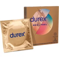 Durex Real Feel condoms made of synthetic latex (latex-free) 3 pcs. (5052197026689)