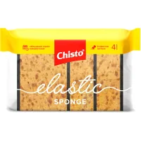 Губки кухонні Chisto Elastic Sponge 4 шт. (4823098409014)