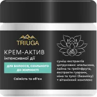 Hair cream Triuga Ayurveda Professional Home Care Freshness and volume For oily hair 300 ml (4820164640791)