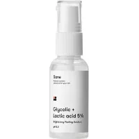 Face peeling Sane Brightening Peeling Solution With glycolic and lactic acid 5% 30 ml (4820266830410)