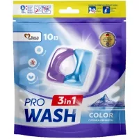 Капсули для прання Pro Wash Color Гірська свіжість 10 шт. (4823128002277)